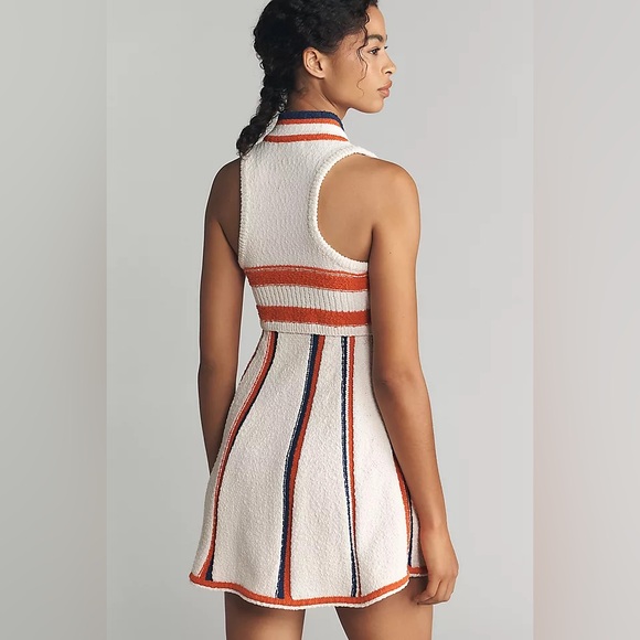 Daily Practice by Anthropologie V-Neck Sweater Mini Knit Dress Womens SMALL EUC - Picture 3 of 12